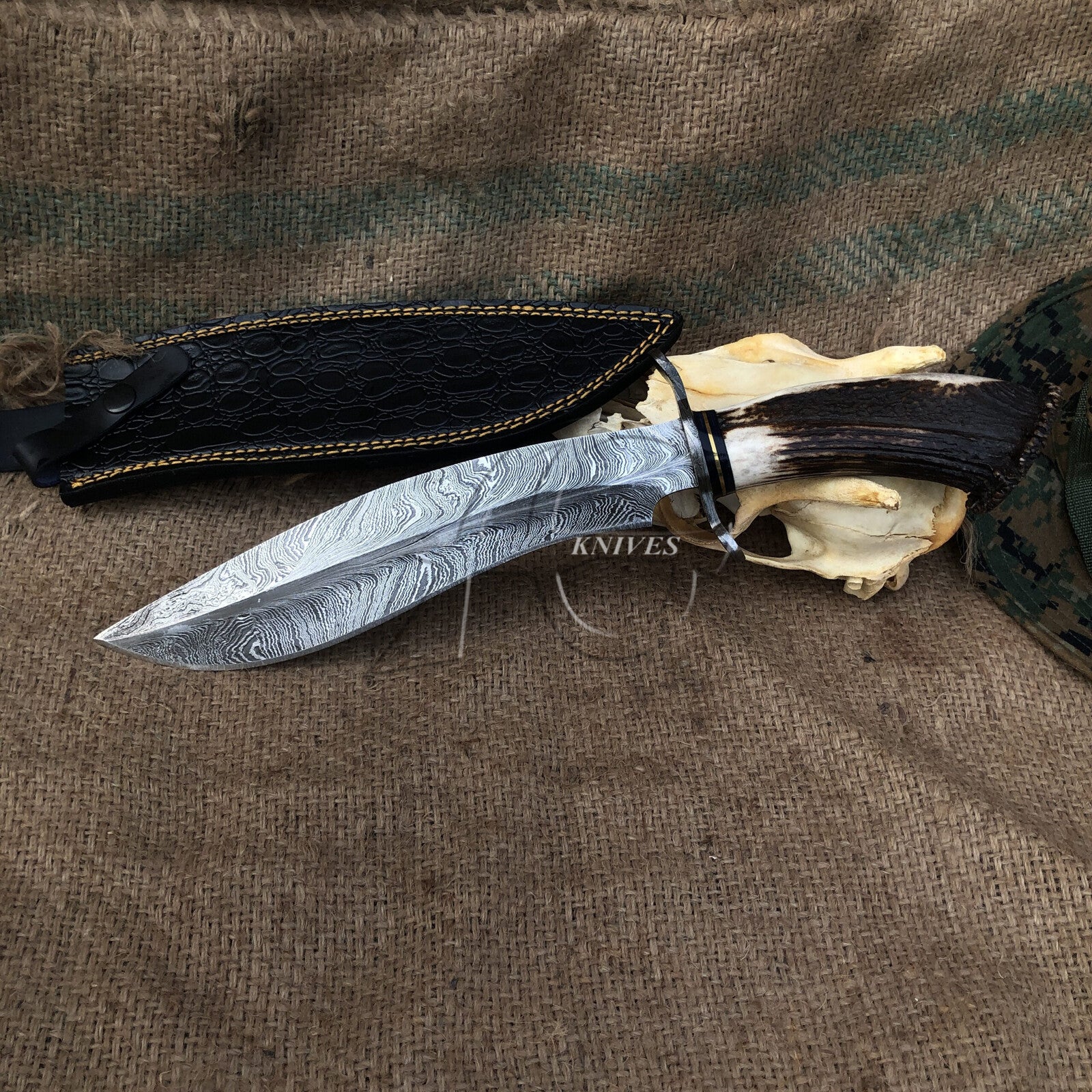 bowie hunting survival knife