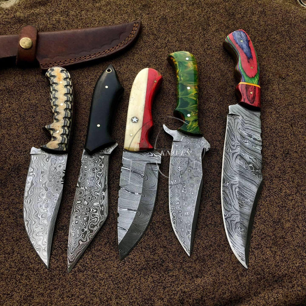 5 pcs deal custom knife