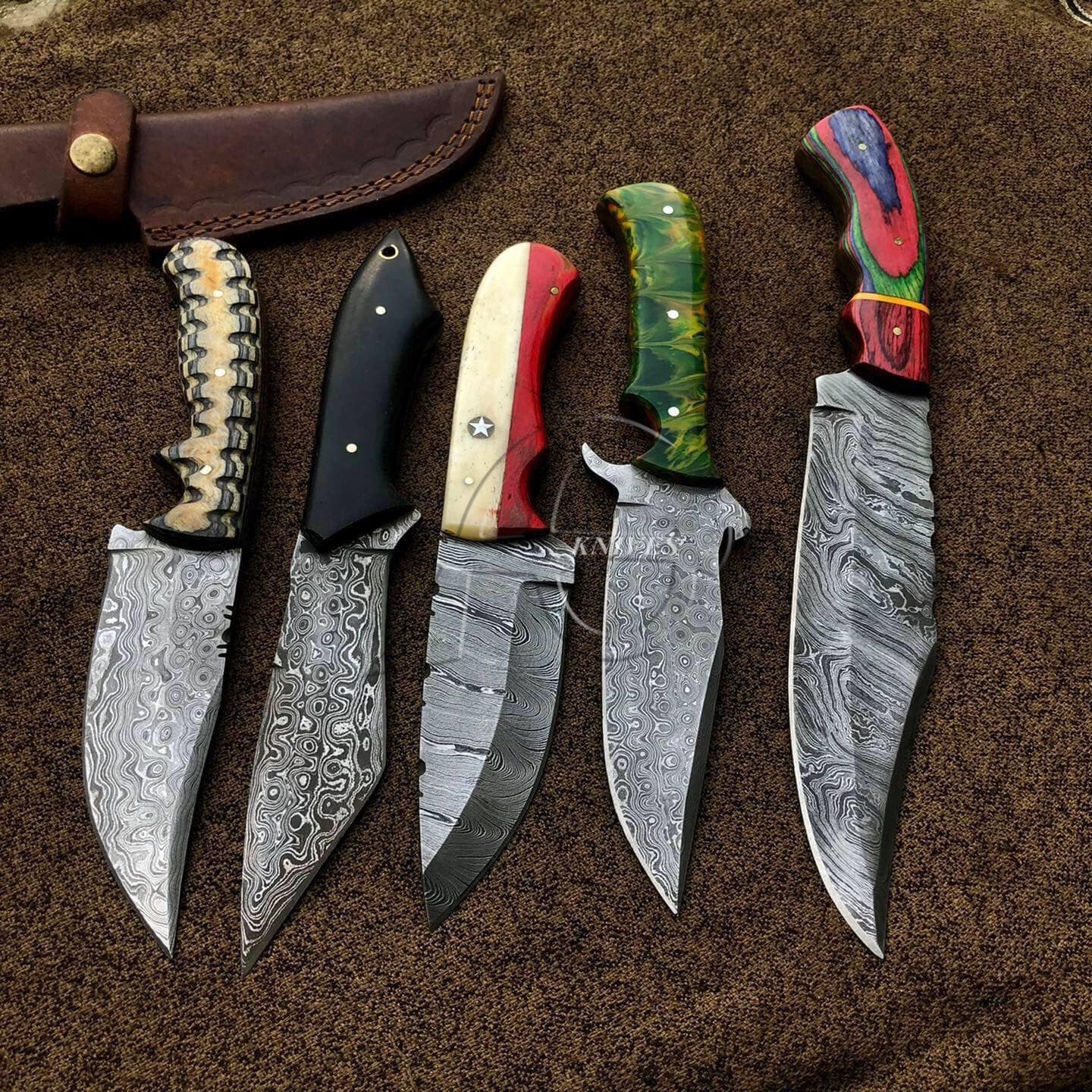 5 pcs deal custom knife