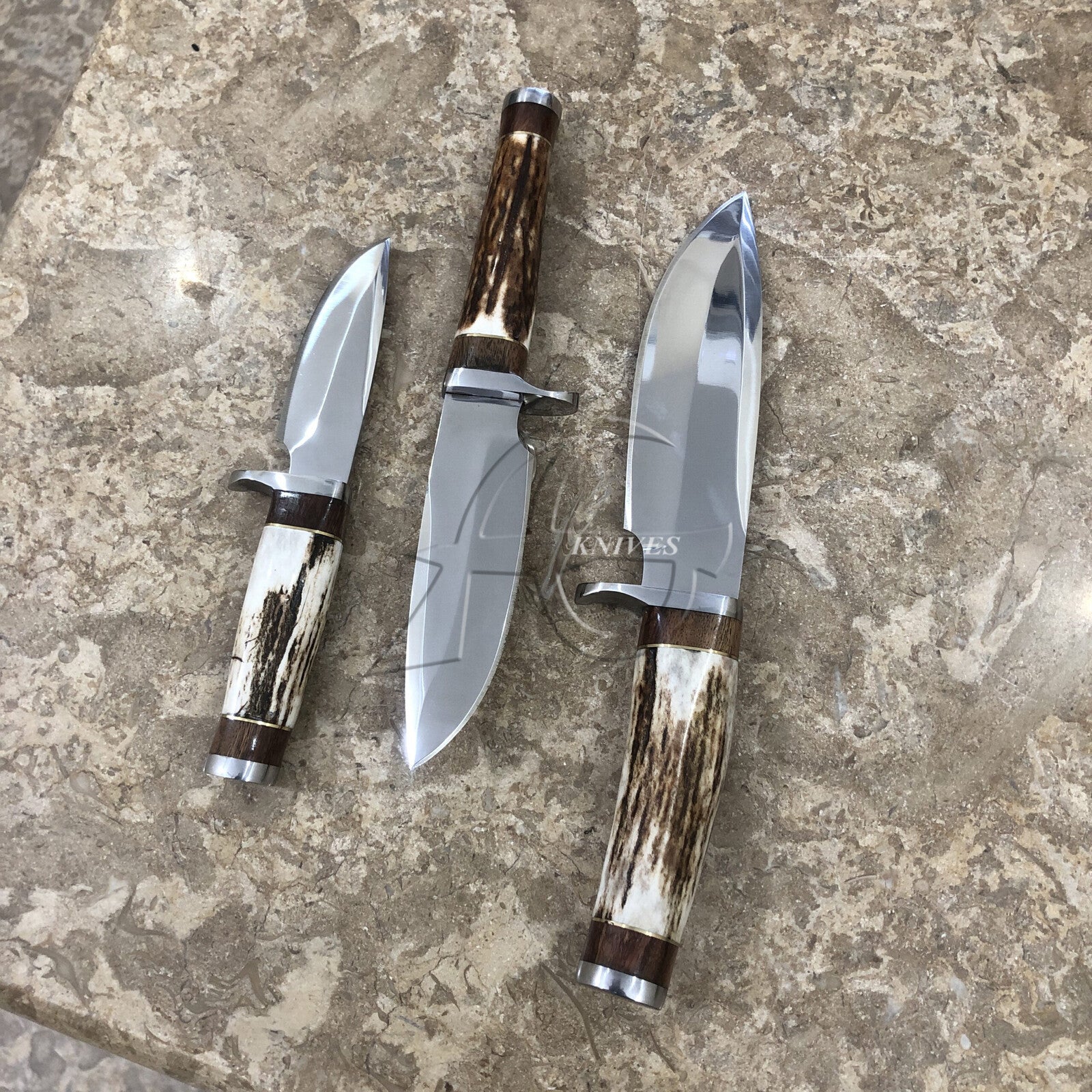 3 pcs skinning hunting knife