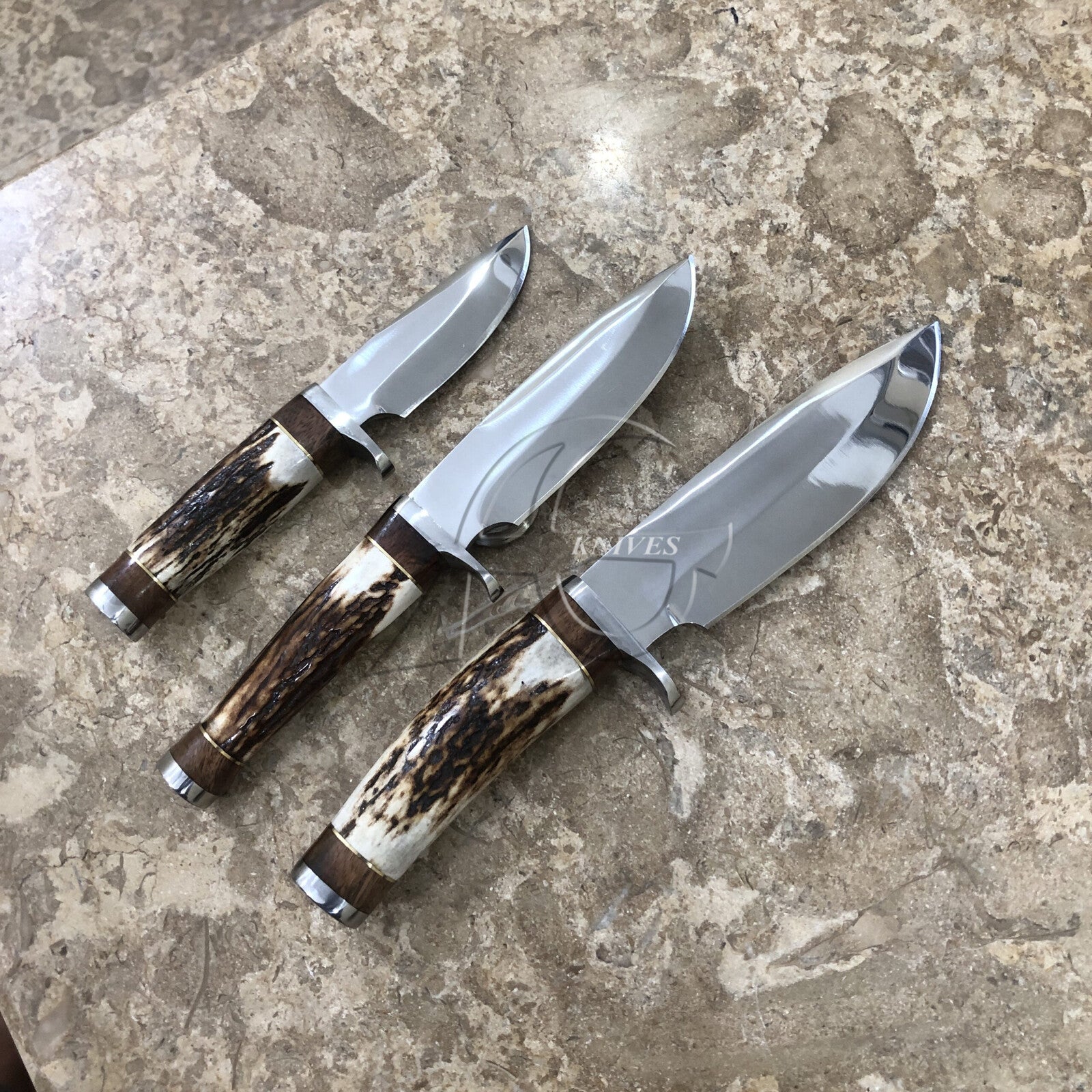 3 pcs skinning hunting knife