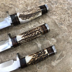 Lot of 3 pcs skinning hunting knives