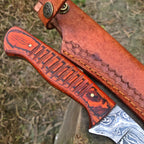 Hand Forged Blade Damascus Fishing Fillet Hunting Knife