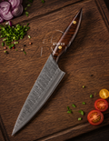 Iron Warmth 12" Handmade Damascus Chef Kitchen Knife