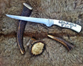 12" Custom Made Fishing Fillet Knife With Pouch