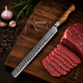 18"  Handmade Damascus Steel Brisket Slicer Knife