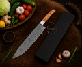 The Olive Edge 14" Handmade Damascus Chef Kitchen Knife