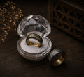 handcrafted damascus rings 