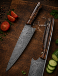 14" Handmade Damascus Kitchen Chef Knife