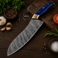 Handmade Damascus Chef Knife 13" Best EDC Kitchen Cook's Knife