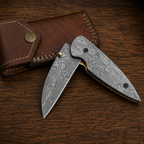Set of 3 Pcs Handmade Full Damascus Pocket Knife