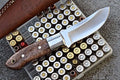 1095 Carbon Steel Skinning Knife Colored Bone Handle EDC Fixed Blade