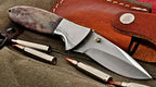 7" Handmade 1095 Steel Folding Pocket Knife Liner Lock With Cover